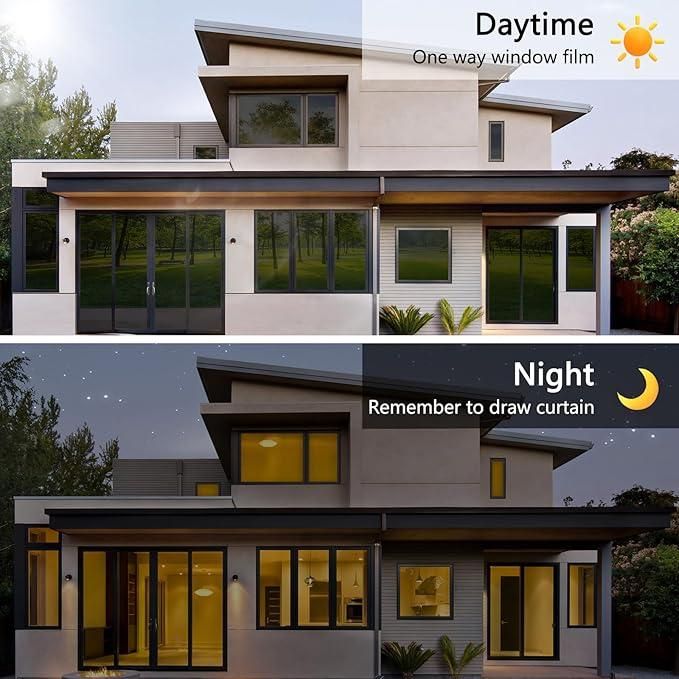 Privisole Premium Privacy Film – 90% Visibility Block, Sunlight & Heat Reduction for Homes & Offices